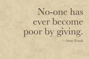 Giving